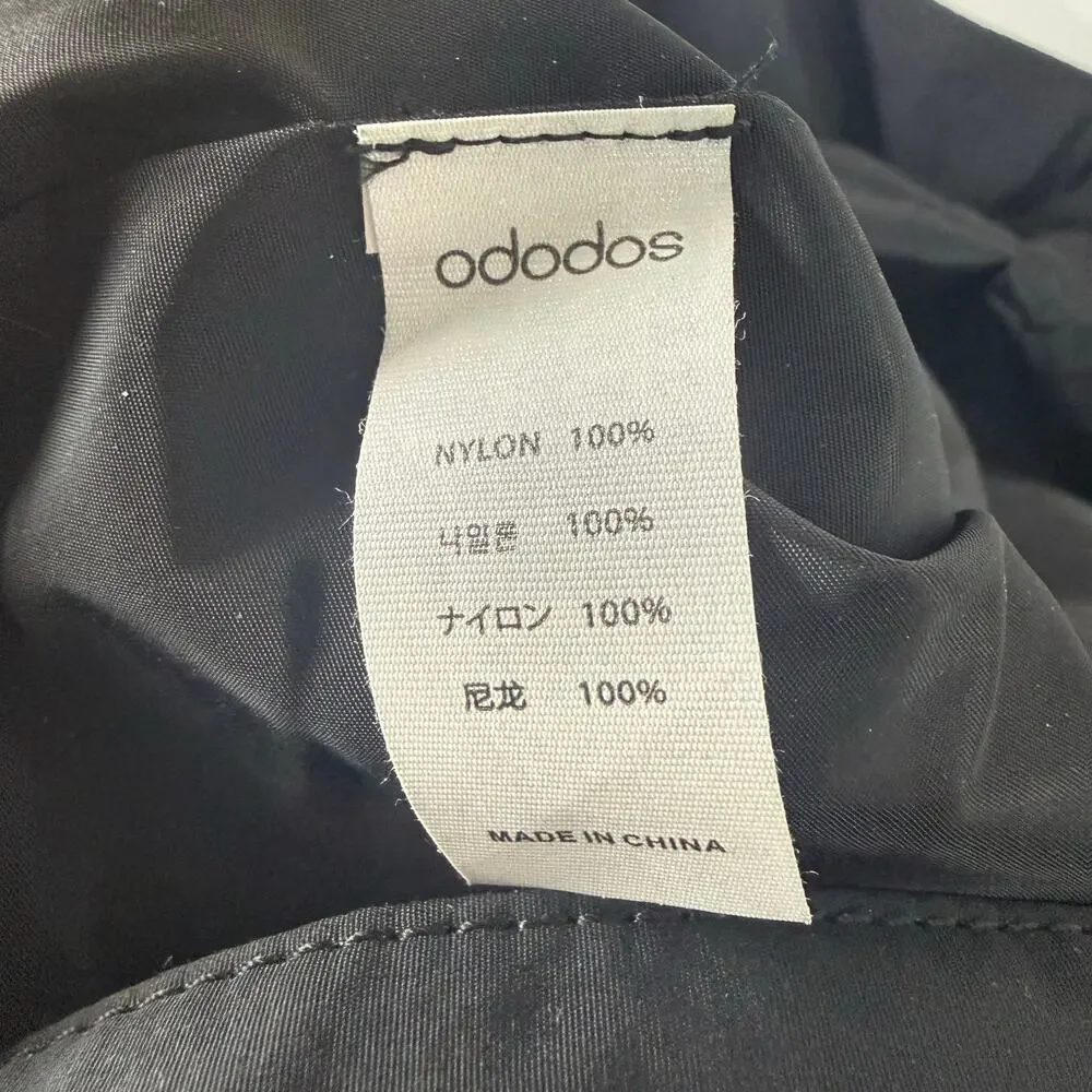 ODODOS 18L Side Cinch Tote Bag Black Lightweight Gym Travel Beach Shopper NWT